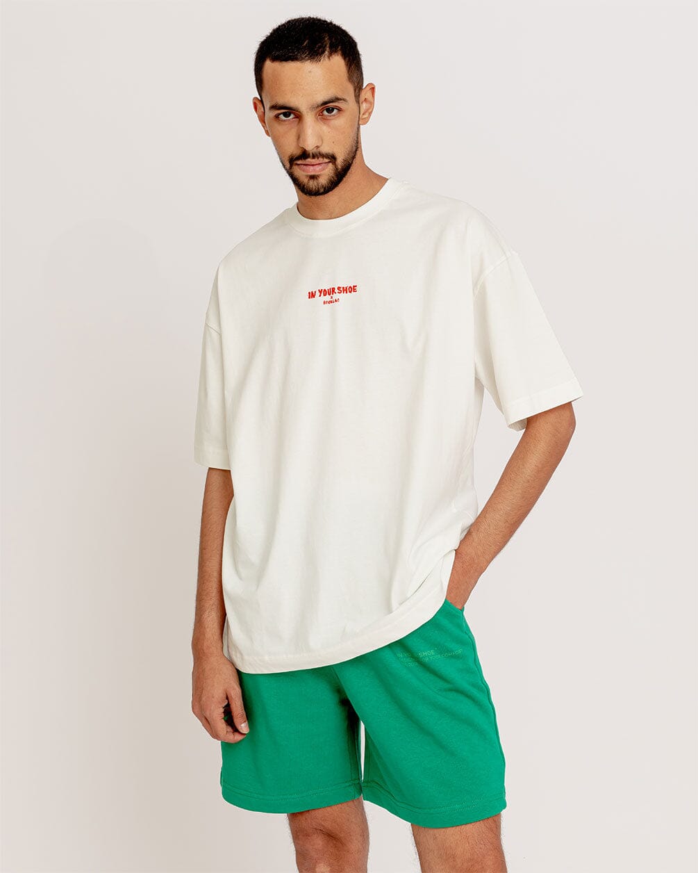 Hiding The Body Printed Oversized Tee Printed Oversized Tees IN YOUR SHOE 