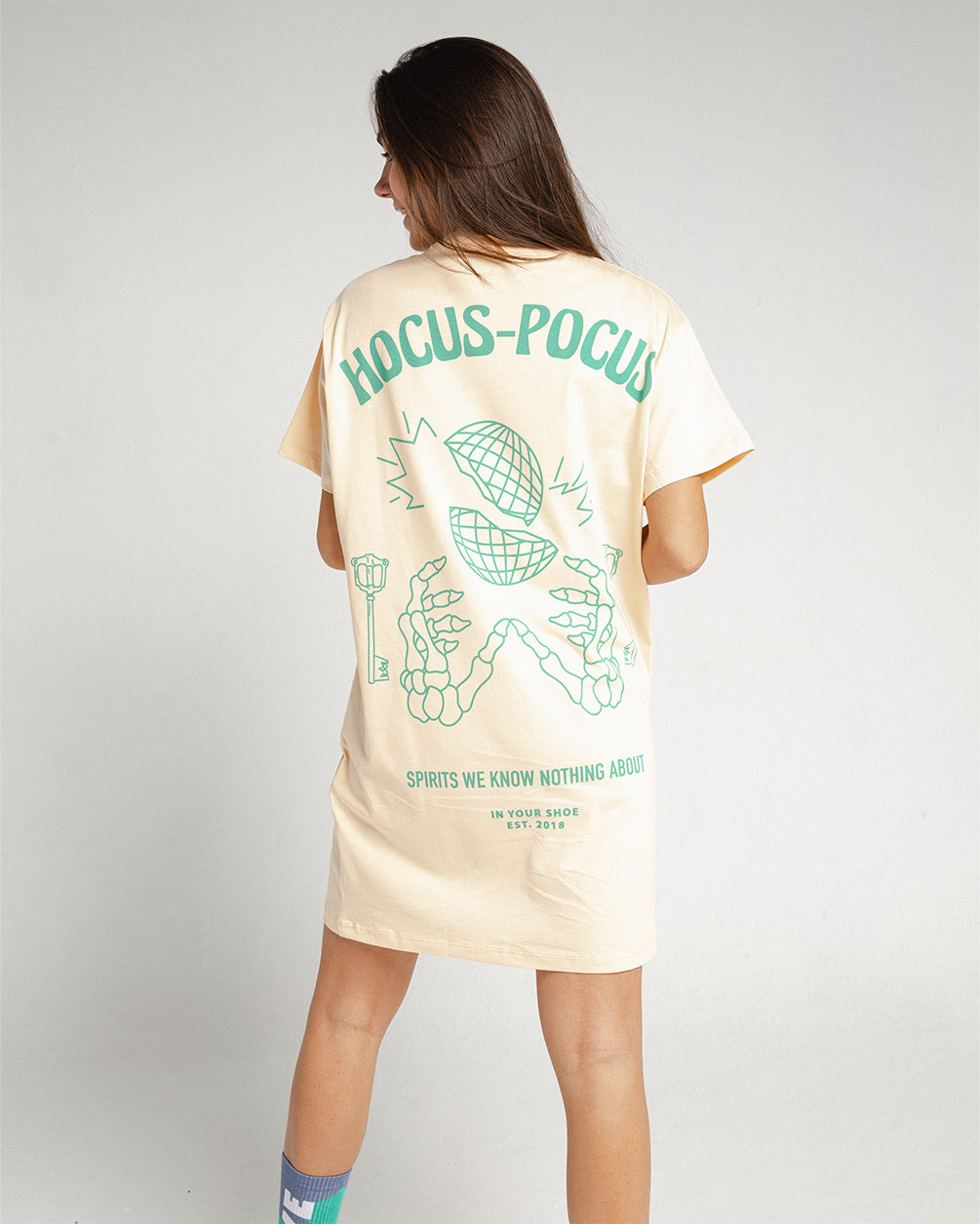 Hocus Pocus T-Shirt Dress T-Shirt Dresses IN YOUR SHOE S-M 
