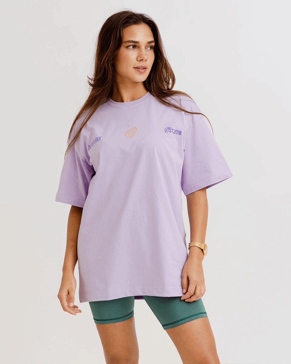 Honest Mistakes Printed Oversized Tee Printed Oversized Tees IN YOUR SHOE 