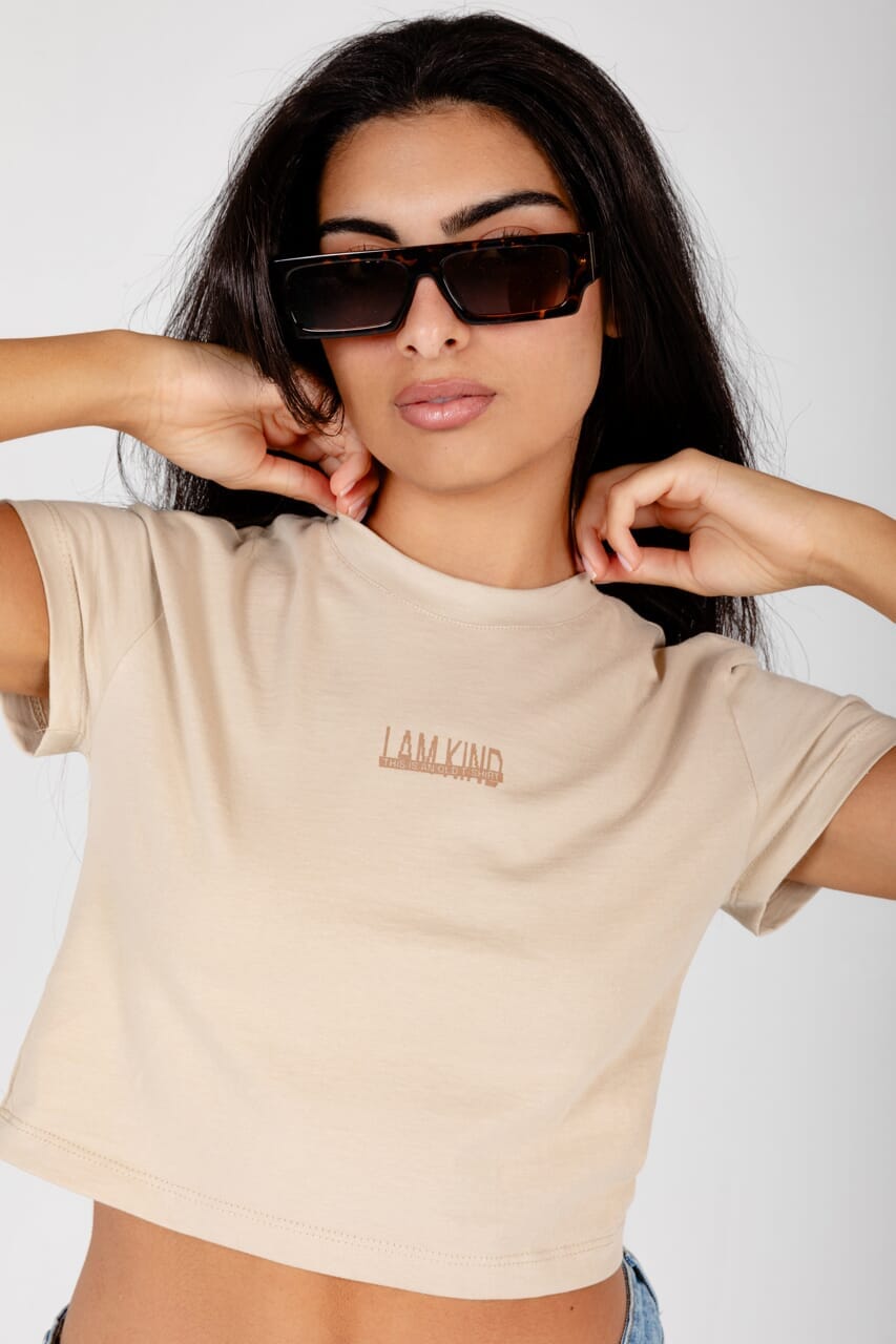 I'm Kind Cropped Tee Statement Cropped Tee IN YOUR SHOE S 