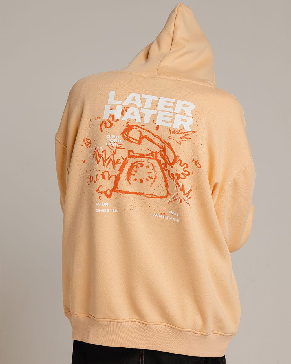 Later Hater Hoodie Printed Hoodies IN YOUR SHOE XL 