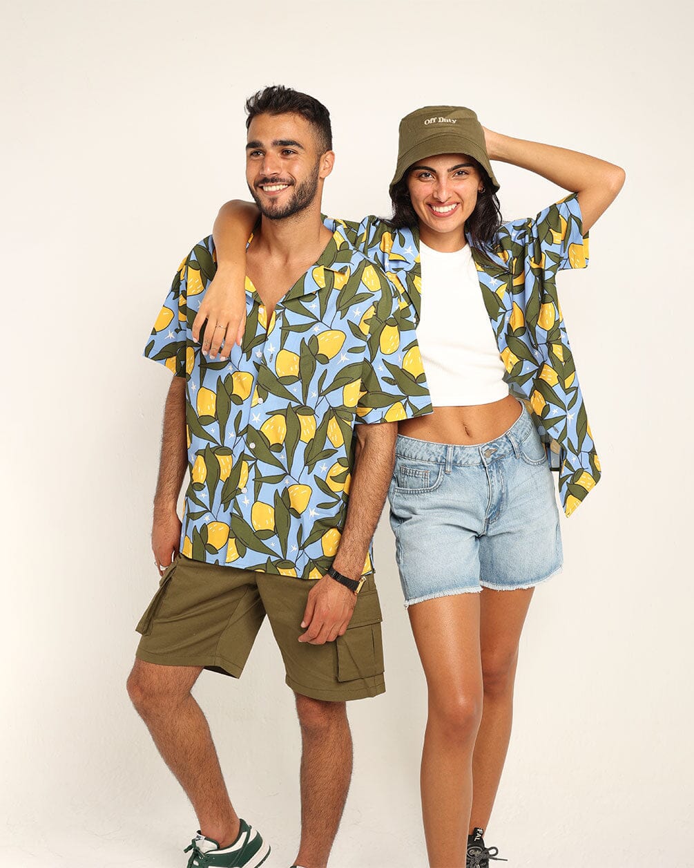 Lemon Tree Hawaiian Shirt Hawaiian Shirt IN YOUR SHOE S-M 
