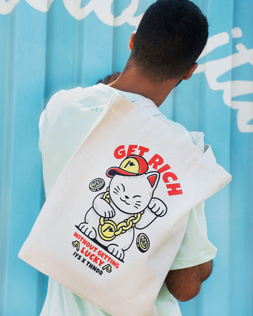 Lucky Cat Tote IN YOUR SHOE 