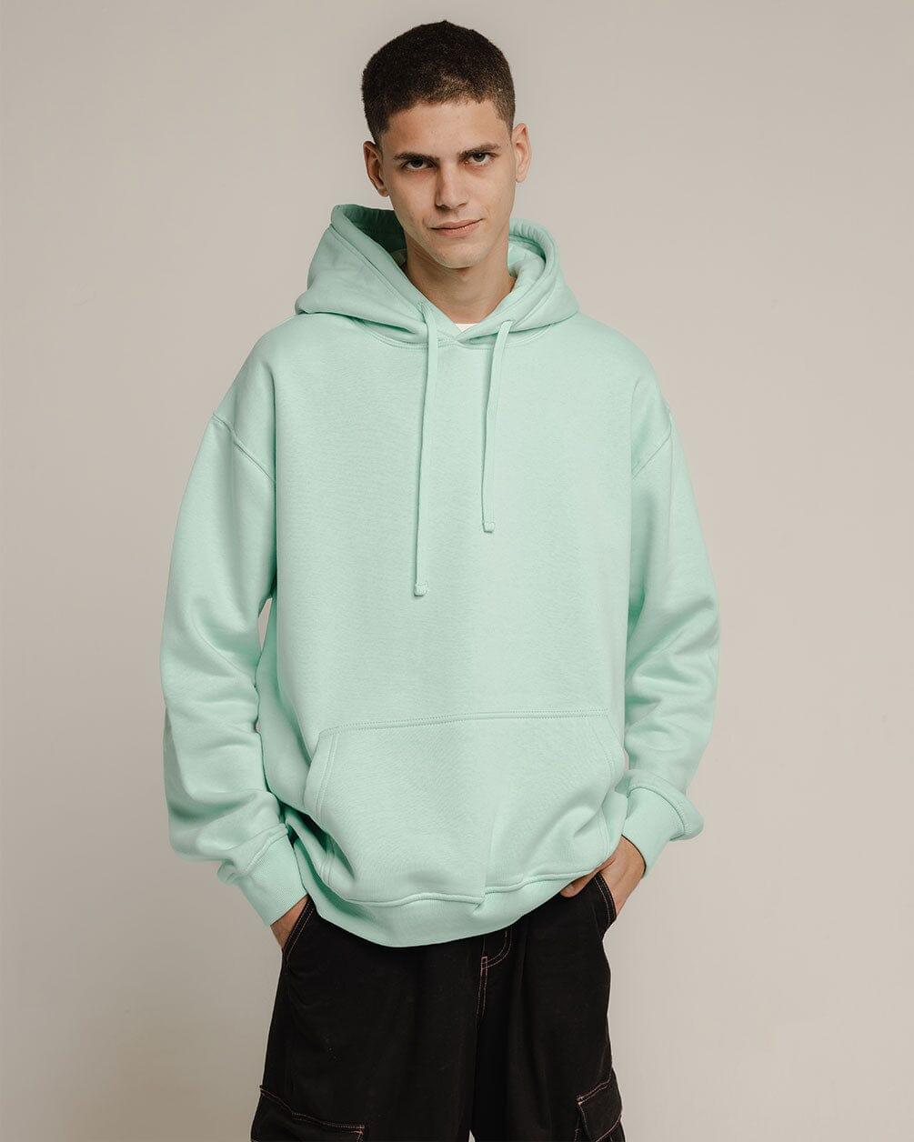 Mint colored hoodie sale