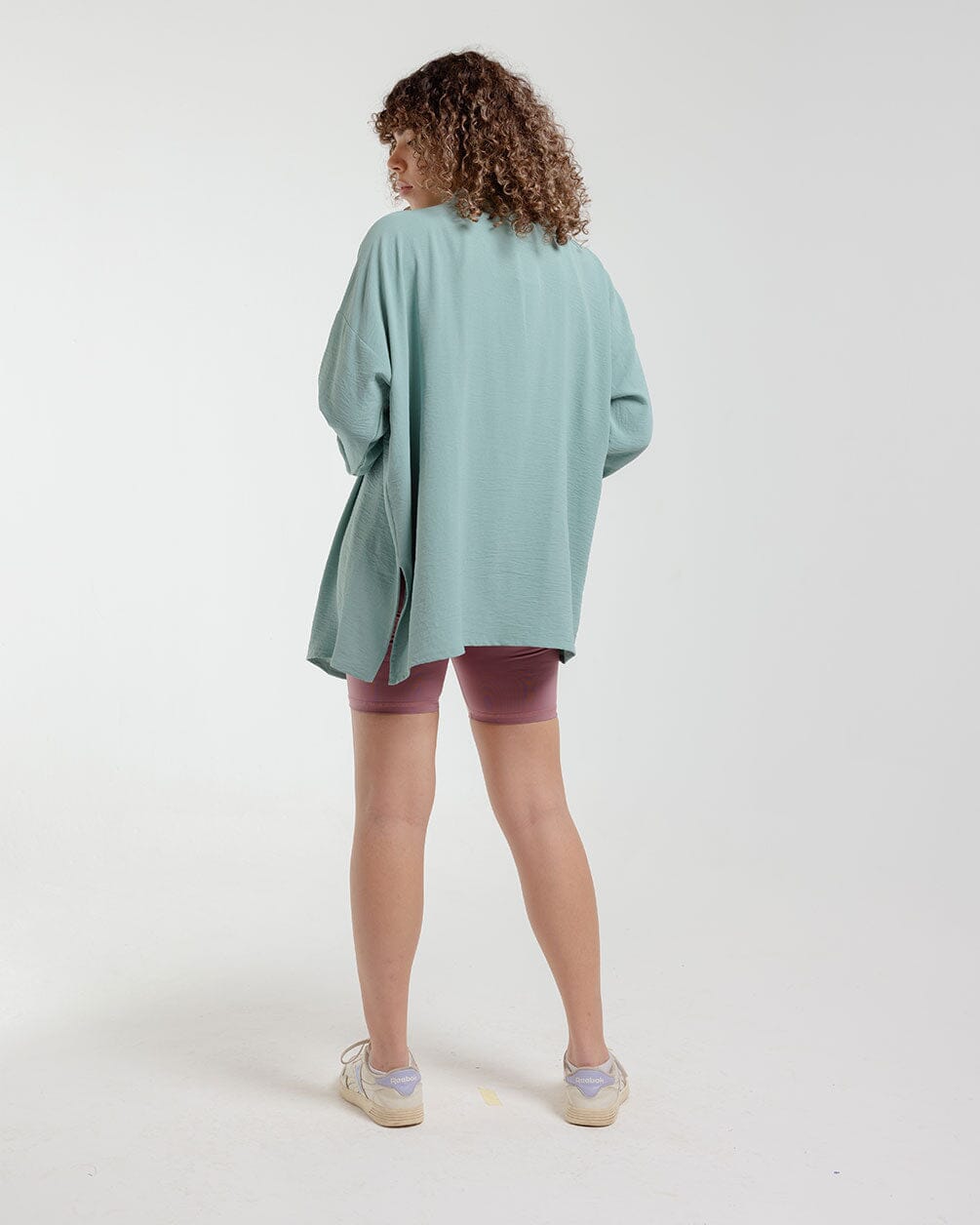 Mint Oversized Shirt Women Shirts IN YOUR SHOE 