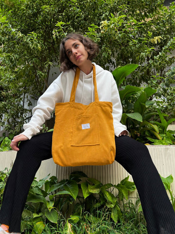 Mustard Tote Totes IN YOUR SHOE 