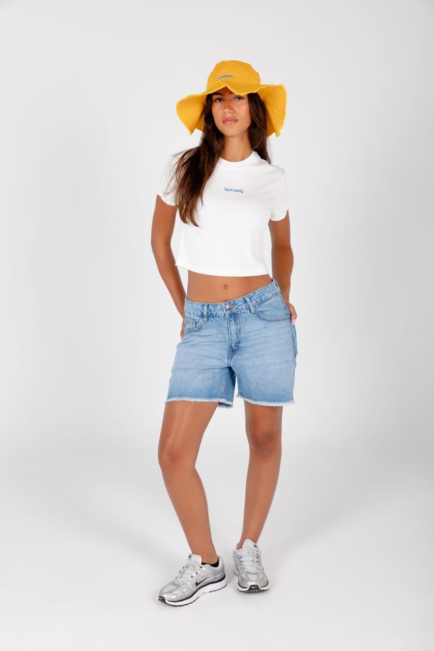 Nepo Baby Cropped Tee Statement Cropped Tee IN YOUR SHOE S 
