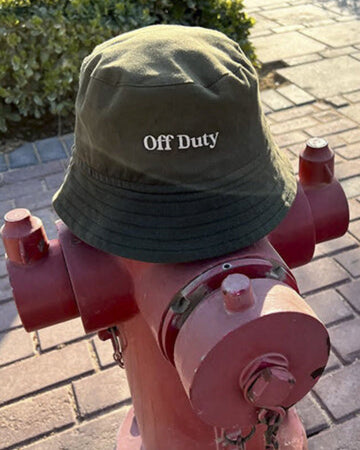 Off Duty Bucket Hat Bucket IN YOUR SHOE 