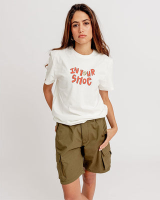 Olive Green Cargo Short Cargo Shorts IN YOUR SHOE 