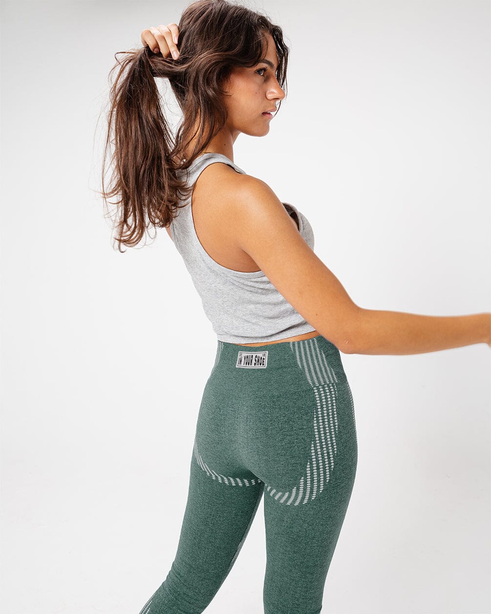 Olive Green Leggings Leggings IN YOUR SHOE 