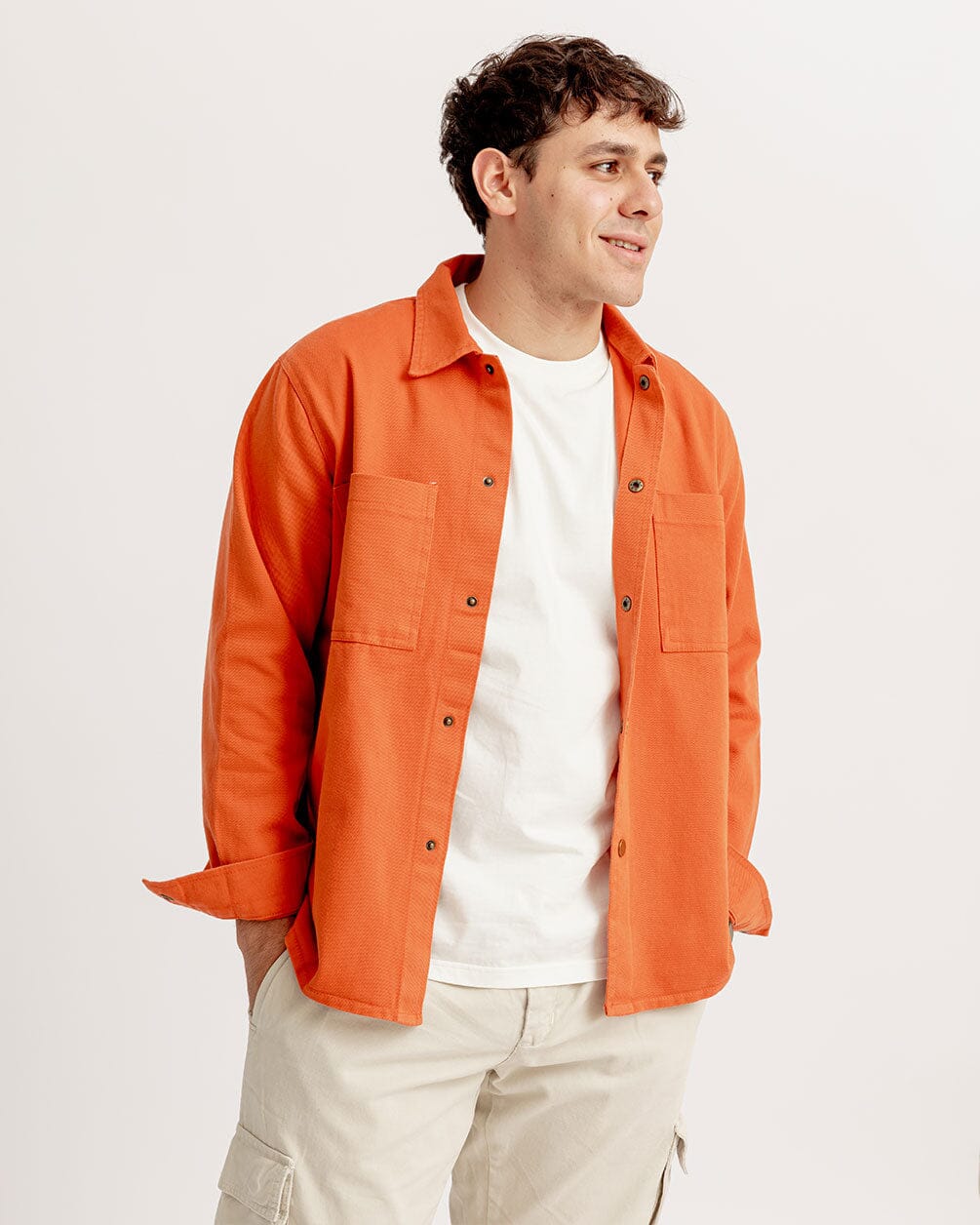 Orange Overshirt Jacket Overshirt IN YOUR SHOE 