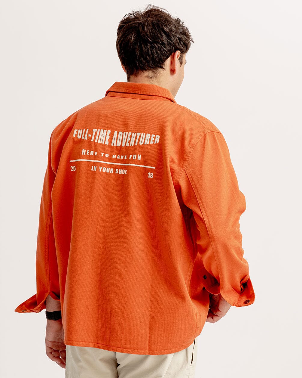 Orange Overshirt Jacket Overshirt IN YOUR SHOE 
