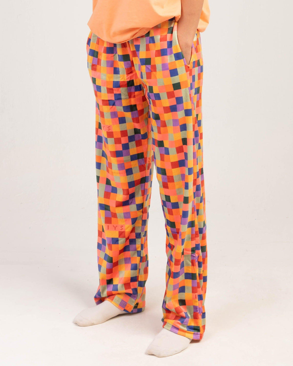 Orange Pixels - Fluffy Pjoys Winter Pjoys IN YOUR SHOE 