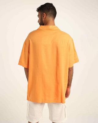 Orange Short Sleeve Shirt Short Sleeve Shirt IN YOUR SHOE 