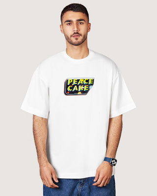 Peace Cake Printed Oversized Tee Printed Oversized Tees IN YOUR SHOE x Peace Cake M 