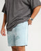 Petroleum Blue Printed Sworts