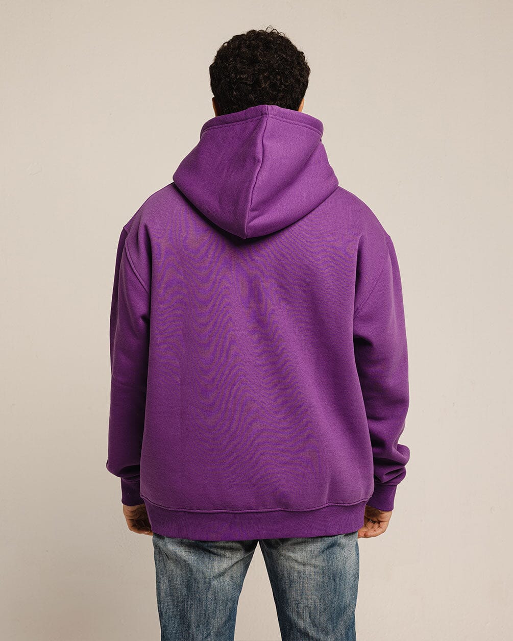 Purple Hoodie Plain Hoodies IN YOUR SHOE XL 