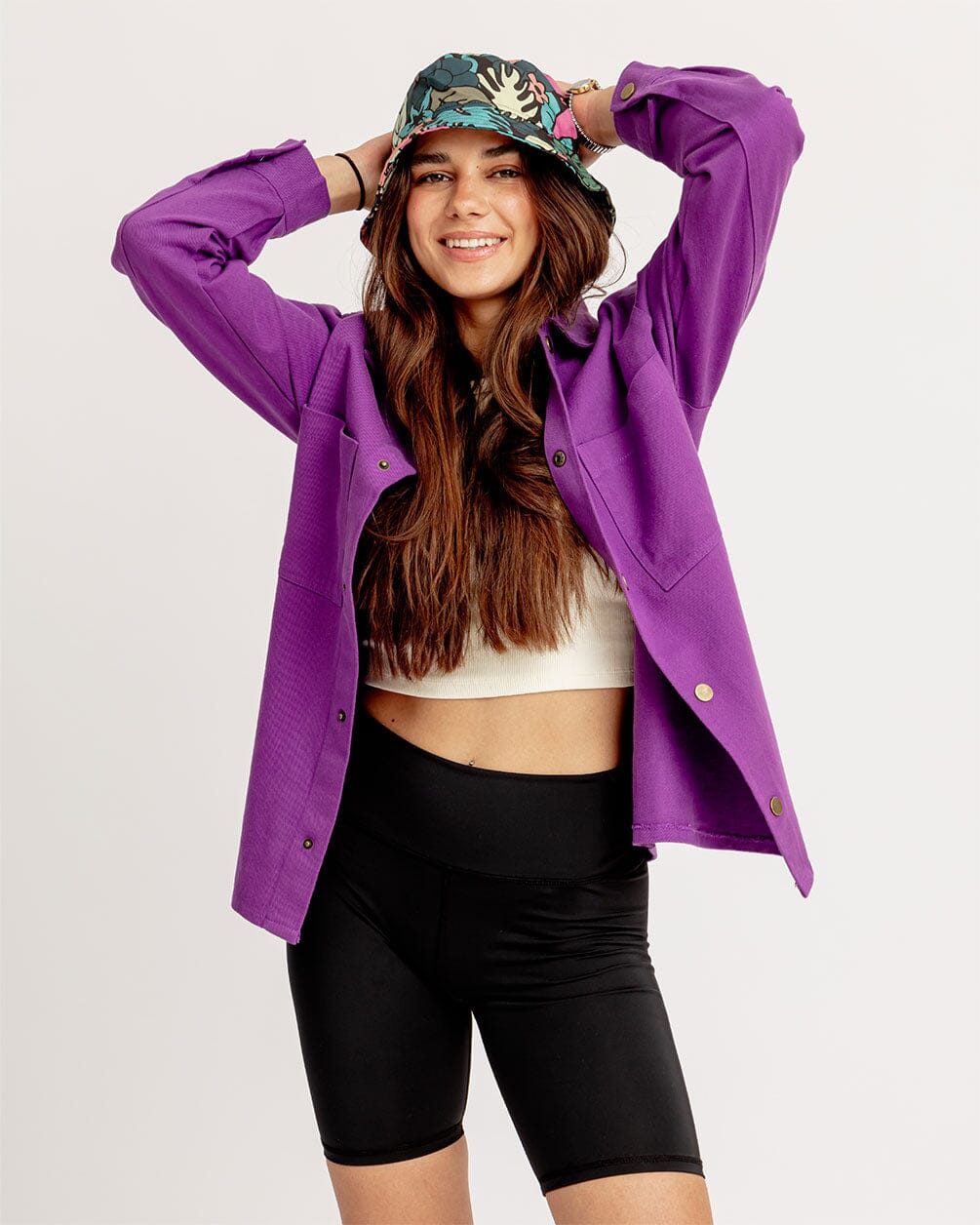 Purple Overshirt Jacket Overshirt IN YOUR SHOE 