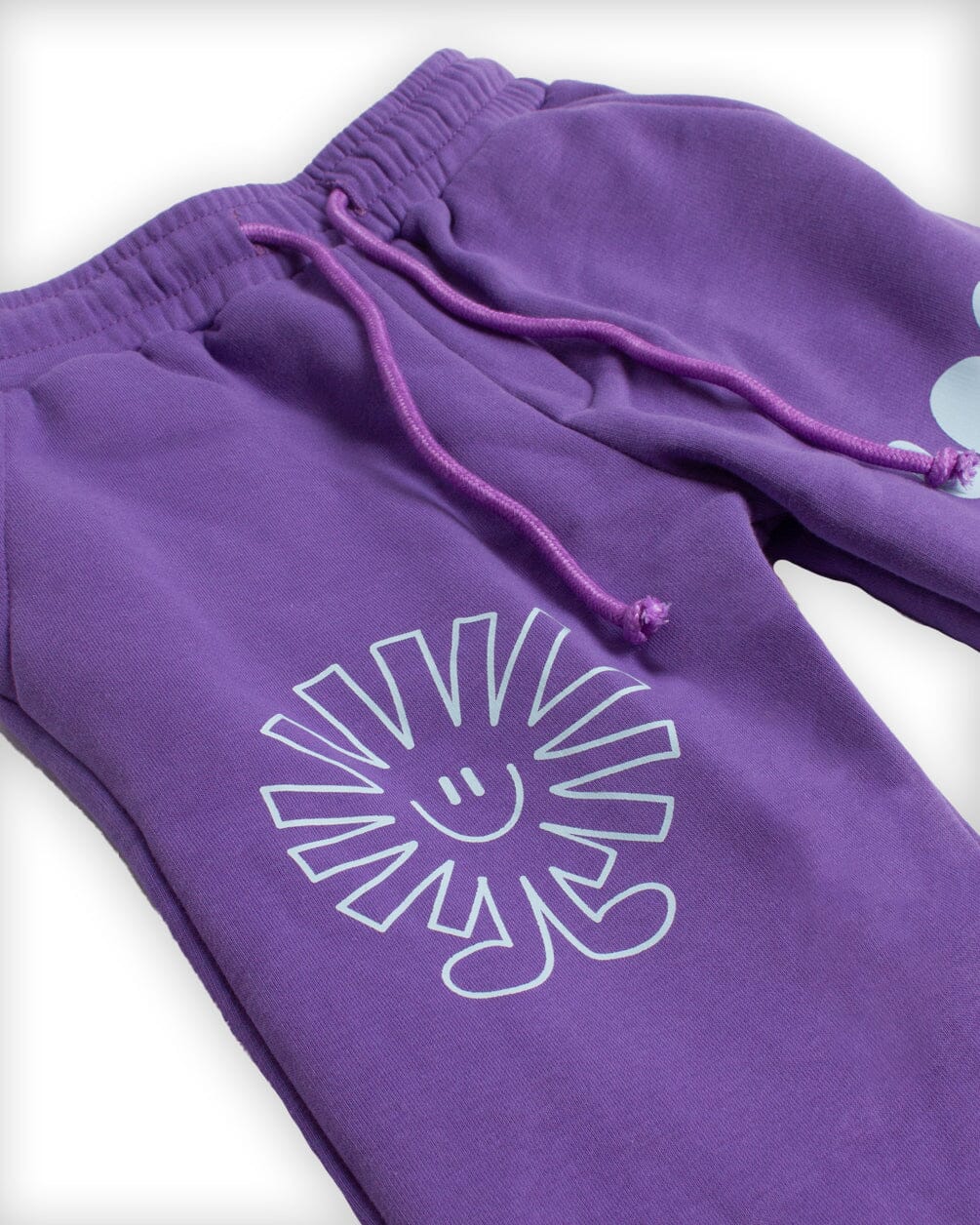 Purple Printed Swants (Kids Sweatpants) Swants (Kids) IN YOUR SHOE 