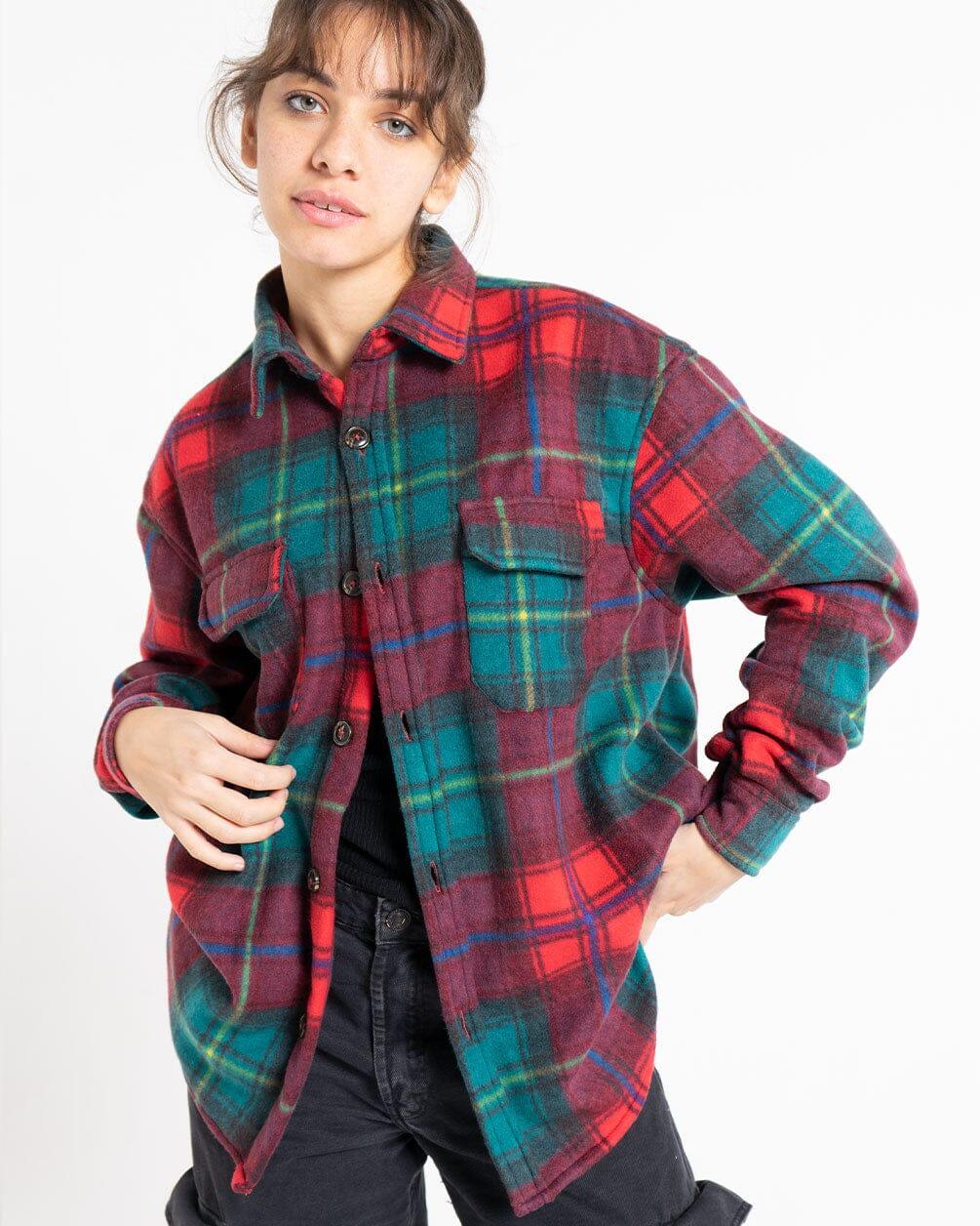 Red Flannel Shirt Flannel Shirt IN YOUR SHOE S 
