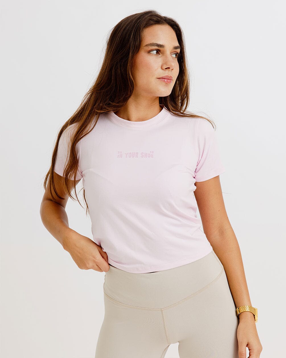 Rose Basic Sports T-shirt Basic Sports T-shirt IN YOUR SHOE S 