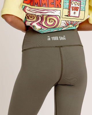 Seamless Crocodile Green Leggings Leggings IN YOUR SHOE 