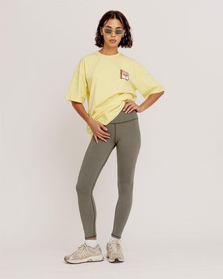 Seamless Crocodile Green Leggings Leggings IN YOUR SHOE 
