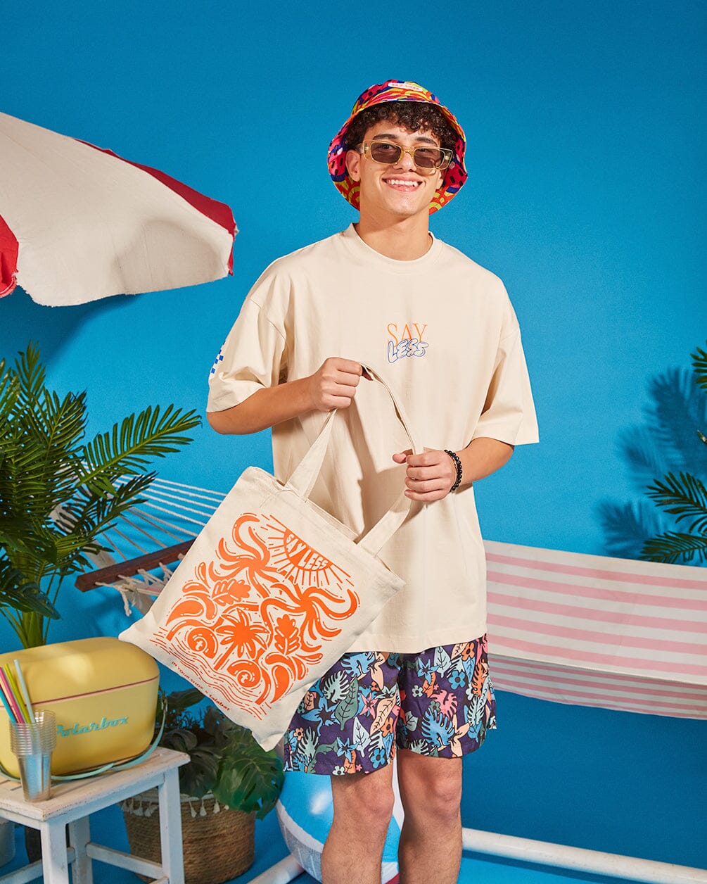 Summer Palm Tote IYS X TALABAT Totes IYS X TALABAT 
