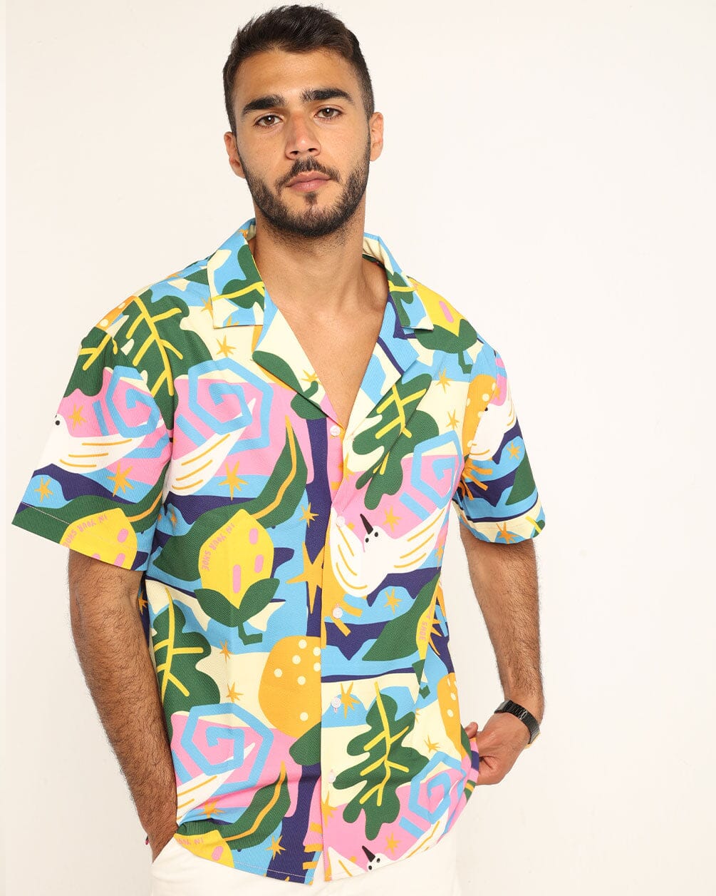 Tropical Island Hawaiian Shirt Hawaiian Shirt IN YOUR SHOE L-XL 