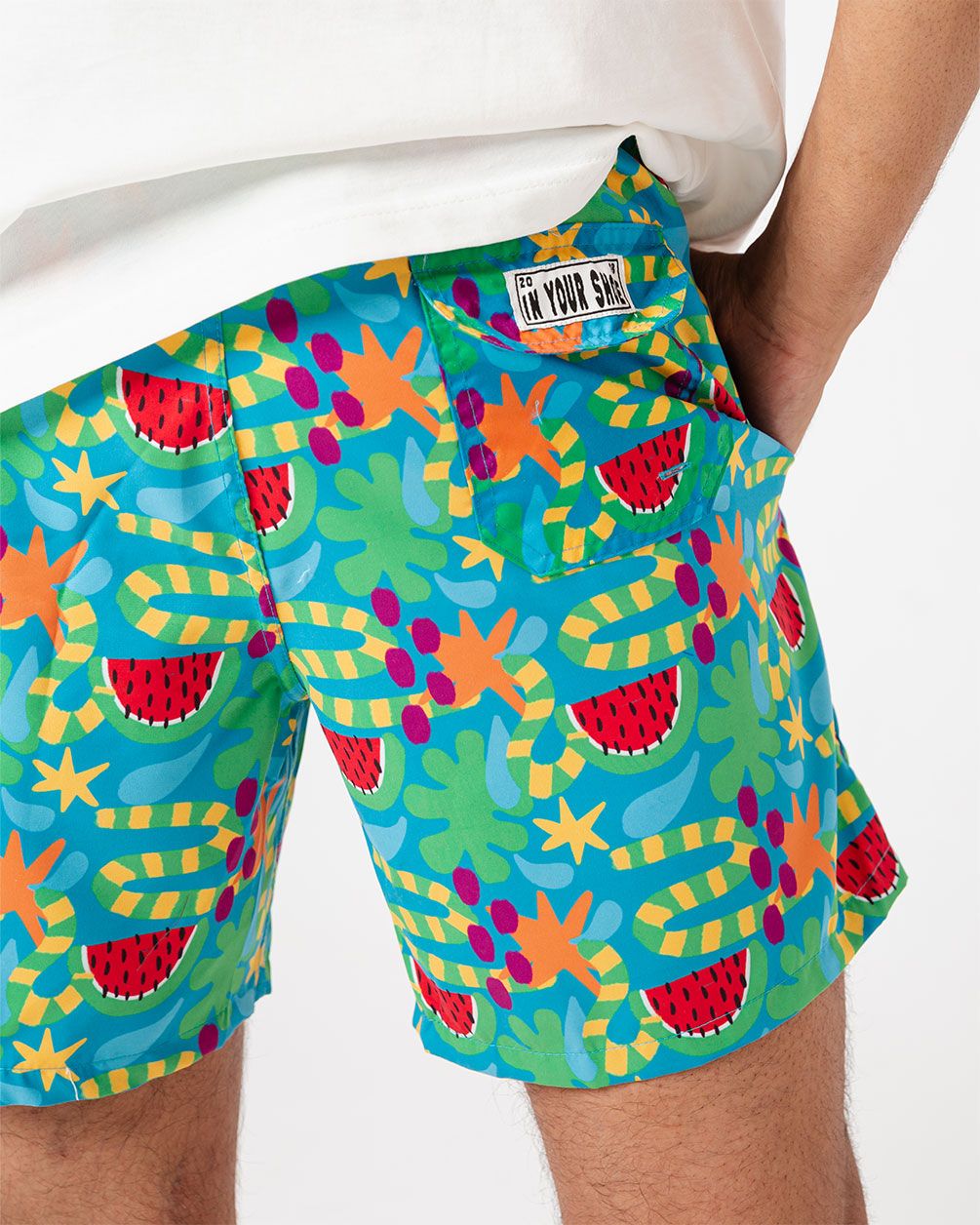 Watermelon - Swim Shorts Swim Shorts IN YOUR SHOE 