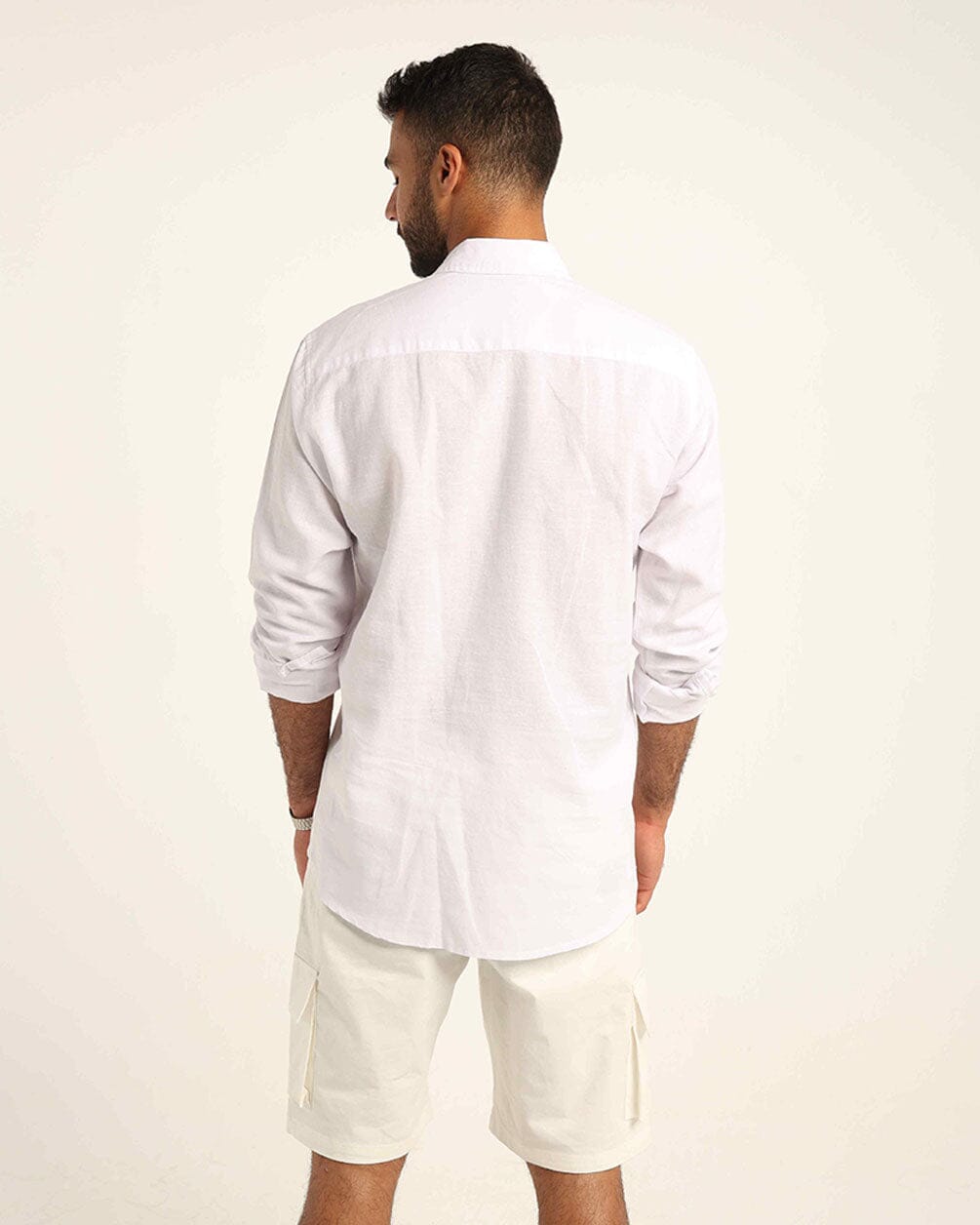 White Linen Shirt Linen Shirt IN YOUR SHOE XL 