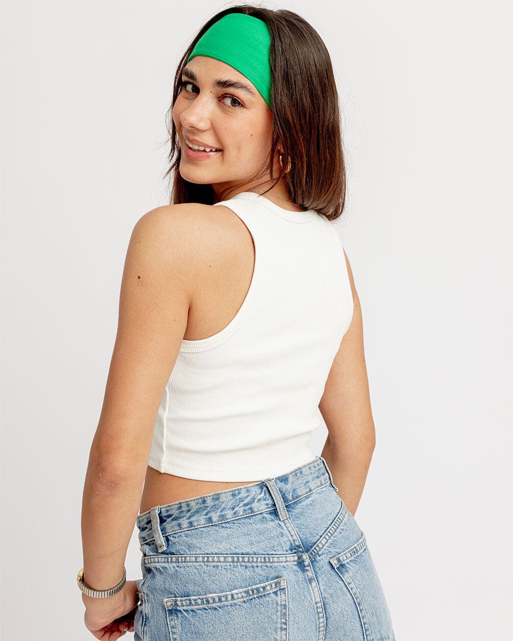 White Tank Top Tank Top IN YOUR SHOE 