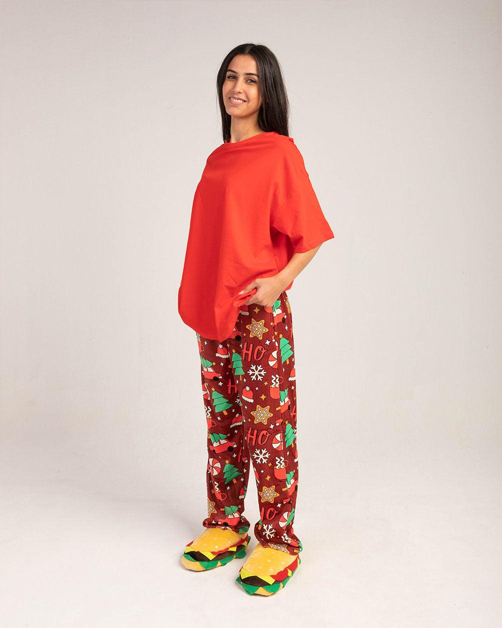 Xmas Tree - Fluffy Pjoys Winter Pjoys IN YOUR SHOE M 