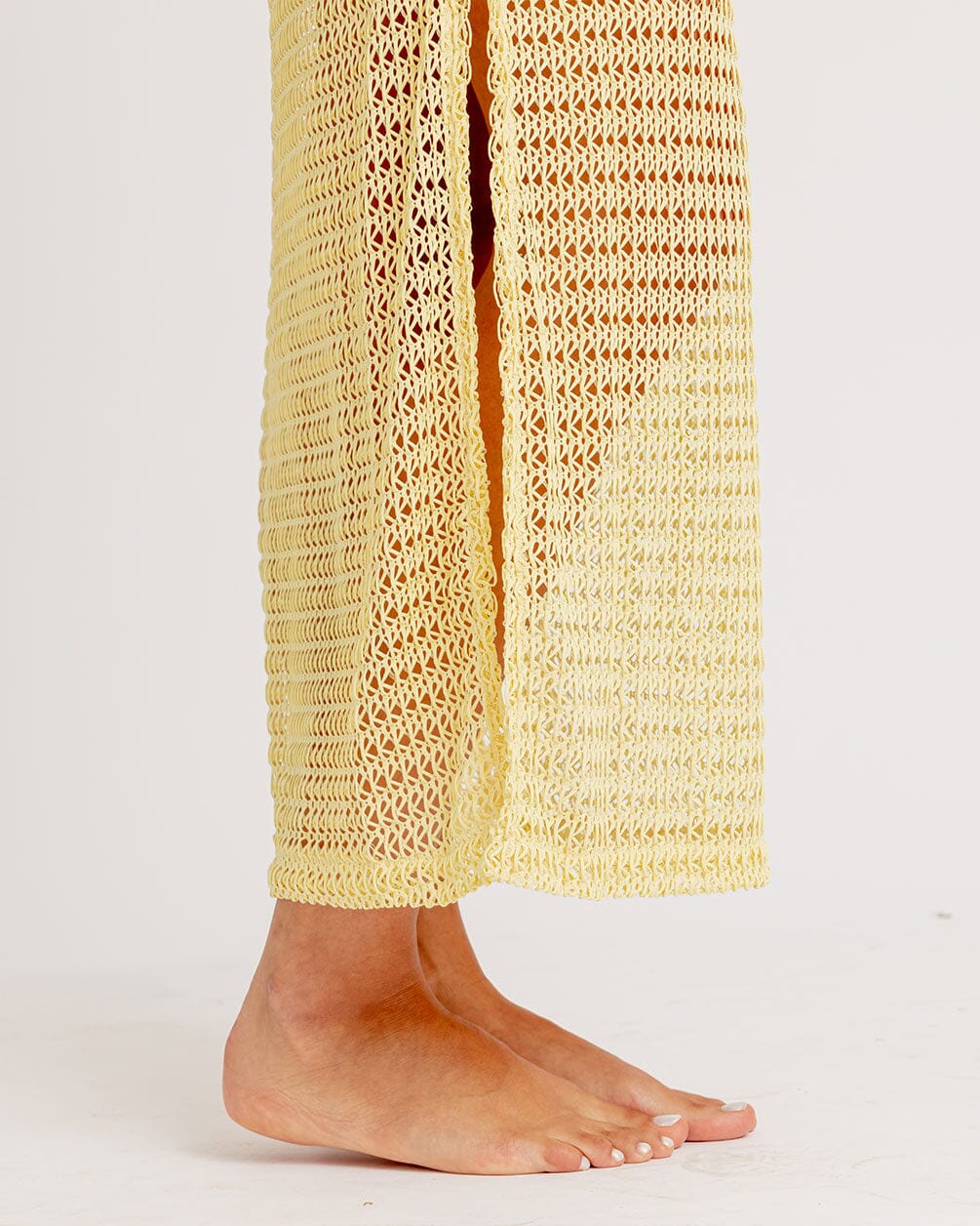 Yellow Fishnet Dress Fishnet Dress IN YOUR SHOE 