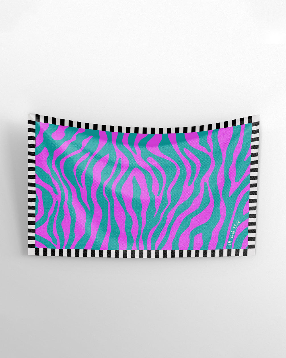 Zebra Pink & Teal Maxi (Flowy Wraps) Flowy Wraps Maxi IN YOUR SHOE 